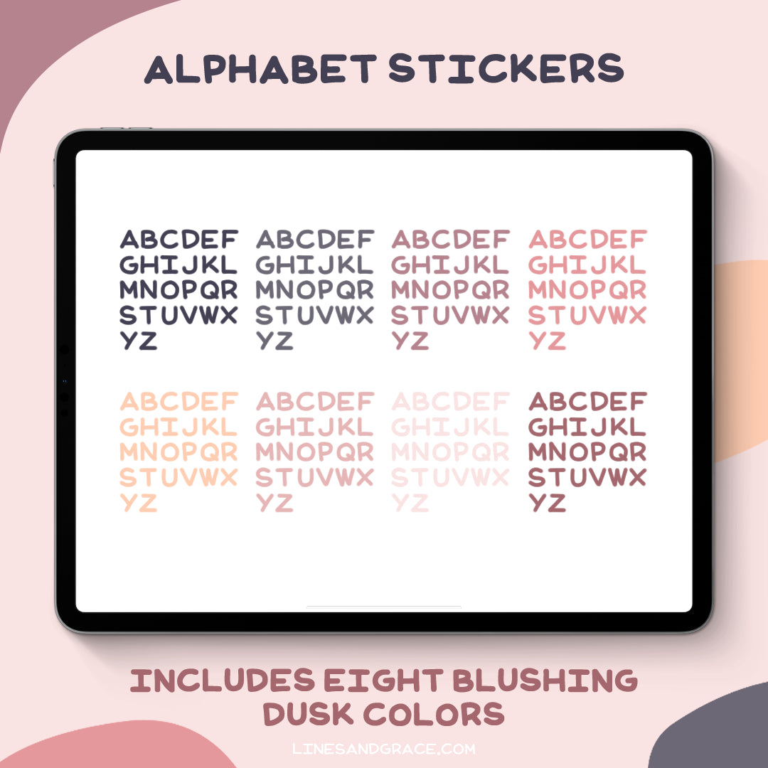 The Enikki Kit - Alphabet Stickers