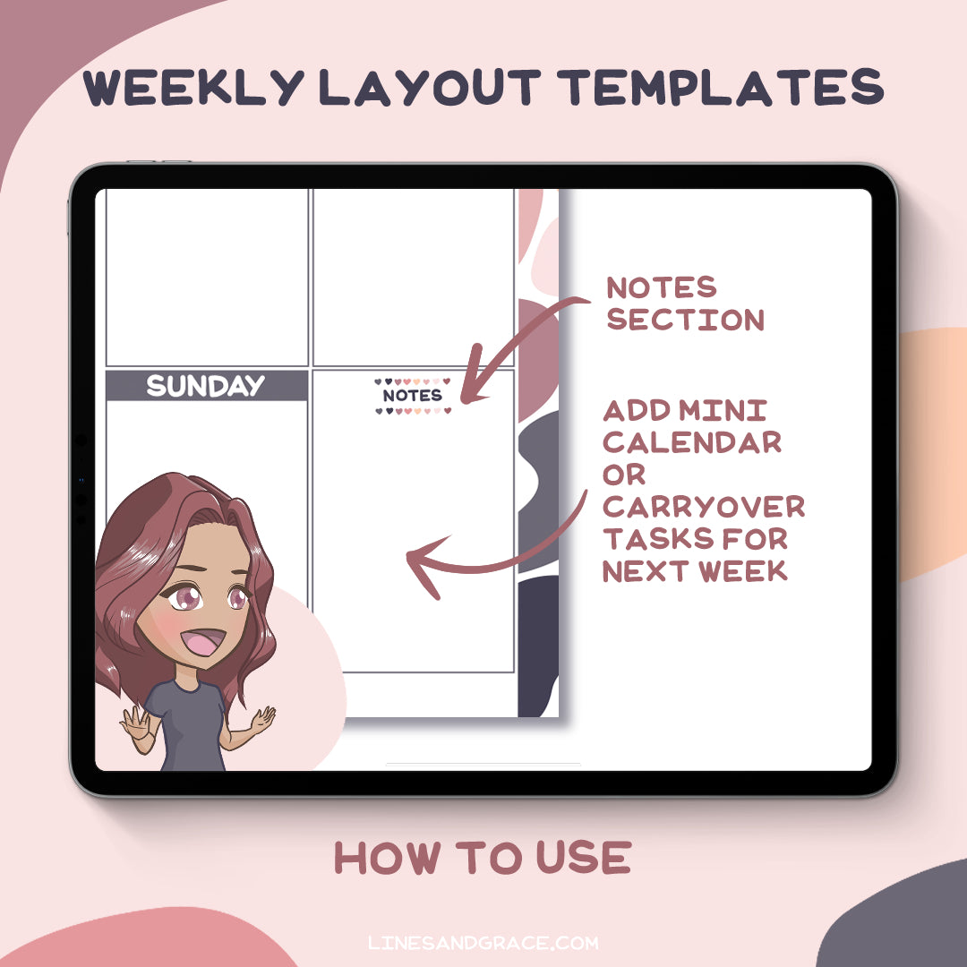 Weekly Layout Templates - Part 1