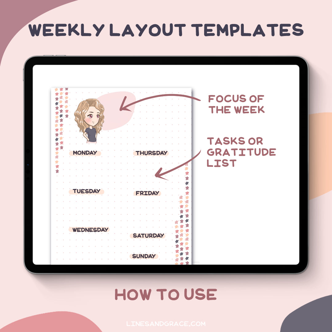 Weekly Layout Templates - Part 1