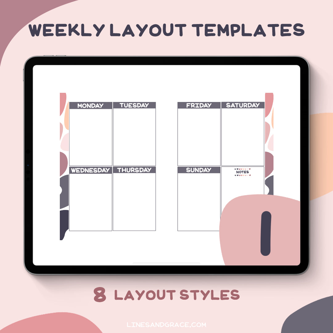 Weekly Layout Templates - Part 1