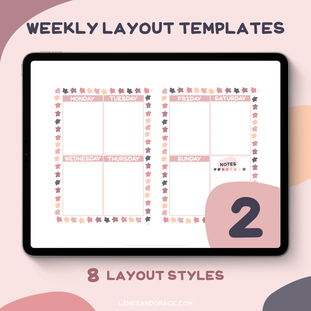 Weekly Layout Templates - Part 1