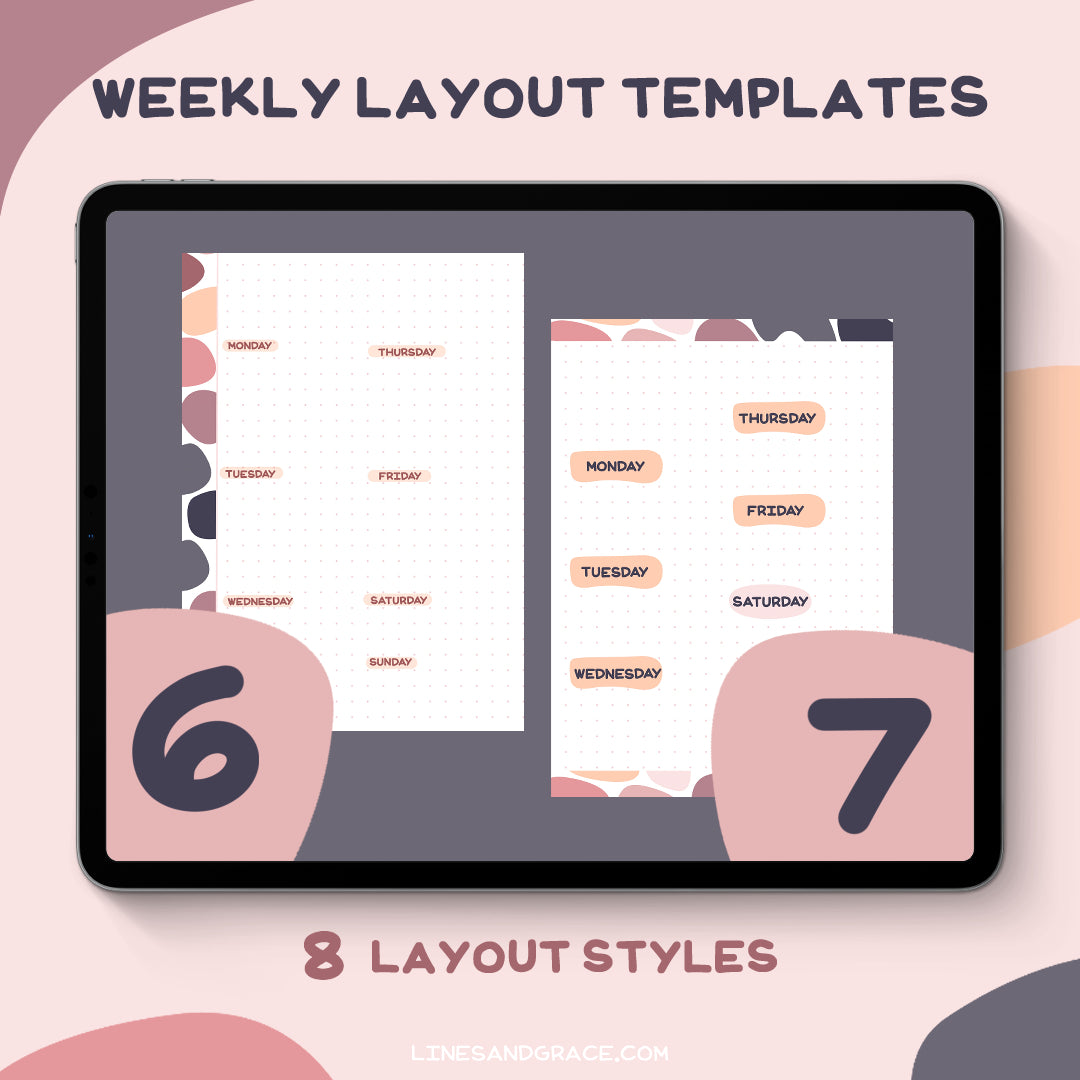 Weekly Layout Templates - Part 1