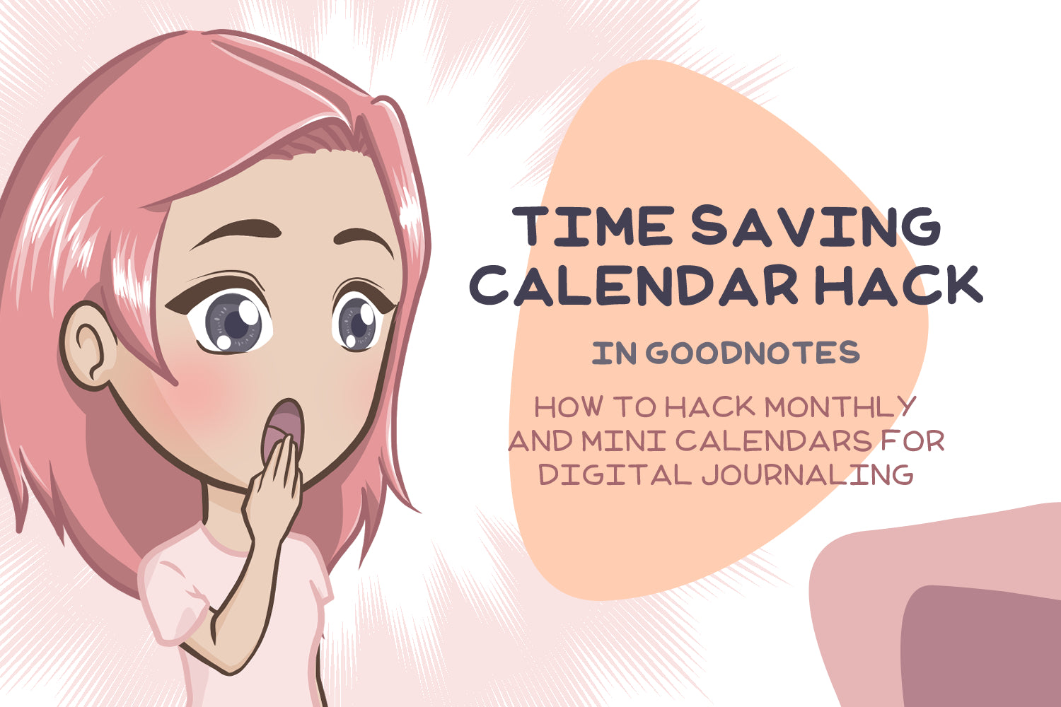 Collender Hack Time Saving Calendar Hack in GoodNotes | Digital Journaling – Lines and ...