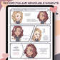 Girls in Basics - Kawaii Girl Stickers - Set 3