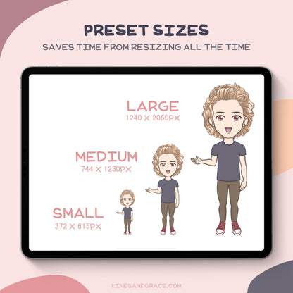 Guys in Basics - Anime Boy Stickers - Set 1