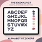 The Enikki Kit - Alphabet Stickers