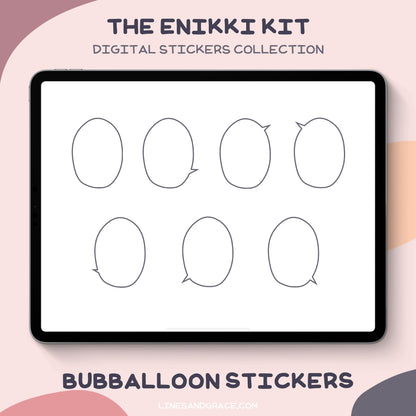 The Enikki Kit - Bubballoon Stickers