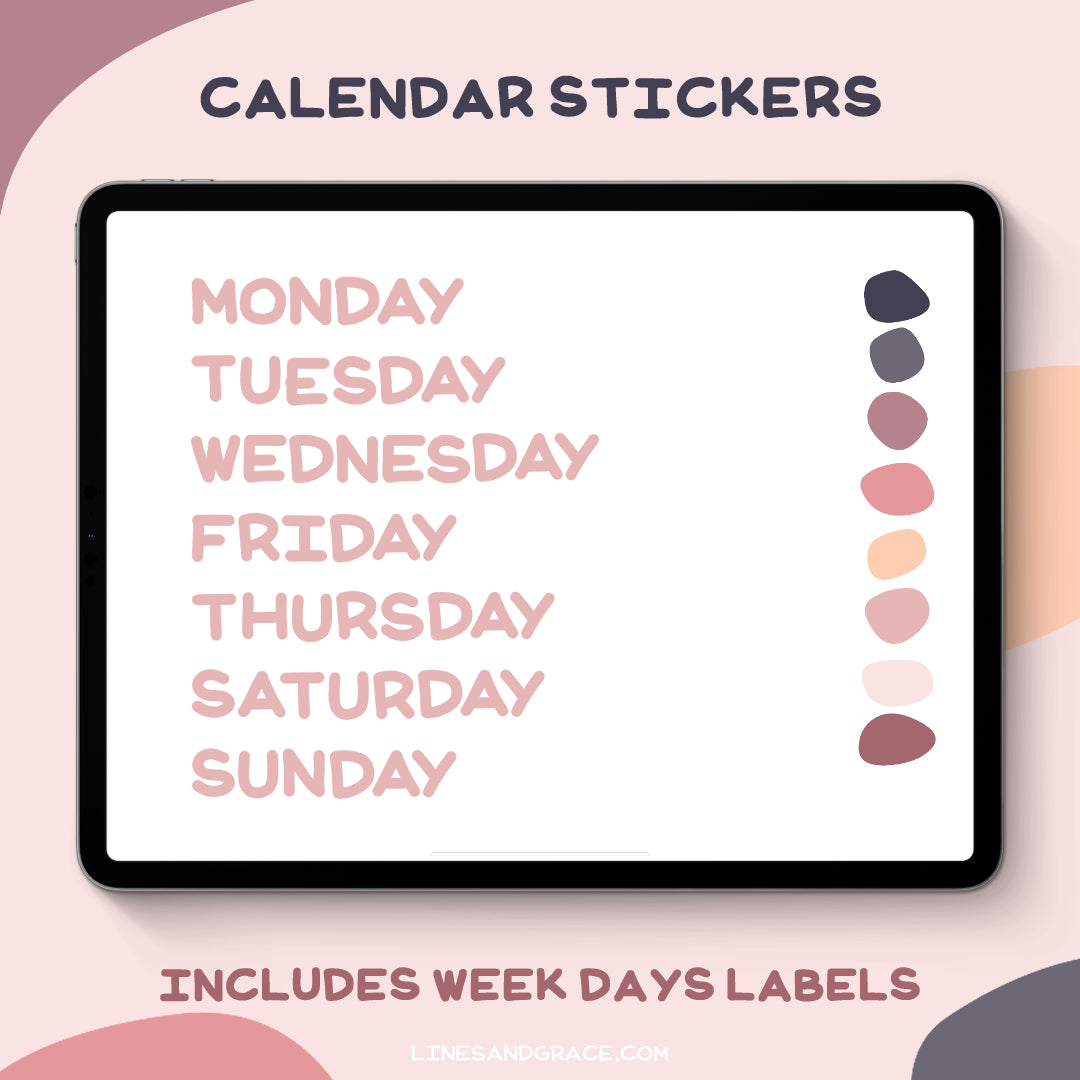 The Enikki Kit - Calendar Stickers