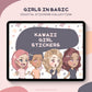 Girls in Basics - Kawaii Girl Stickers - Set 2