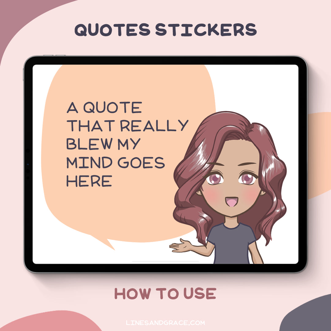 The Enikki Kit - Quotes Stickers