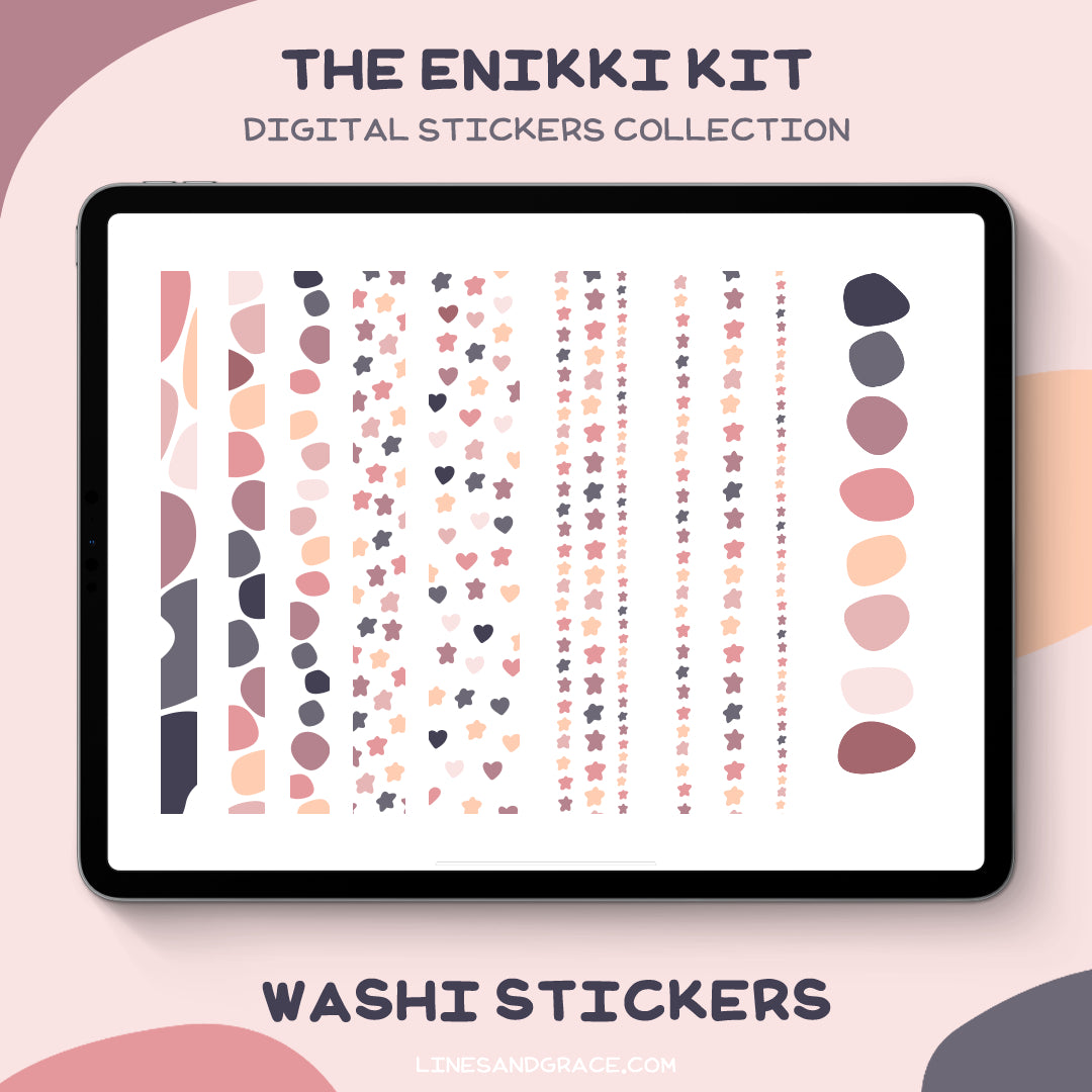 The Enikki Kit - Washi Set 1