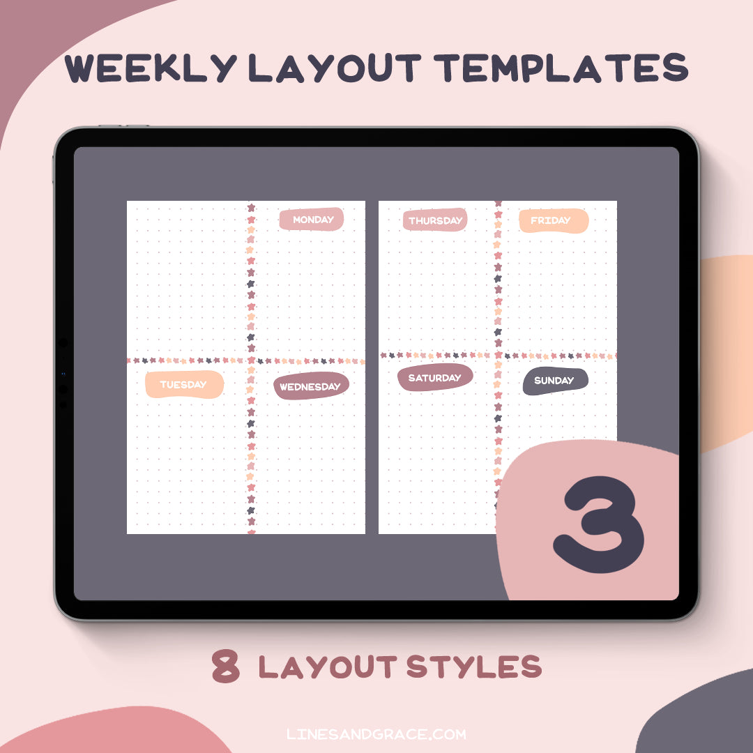 Weekly Layout Templates - Part 1
